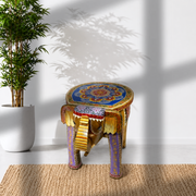 Elephant table,Elephant stool,
Mango wood elephant table UAE,Wooden decor, elephant table,Indian art decorative table,Wooden painted table,Hand painted stool, Eephant animal stool,Wooden accent elephant,Mini tableelephant,Side table elephant,Small elephant stool,