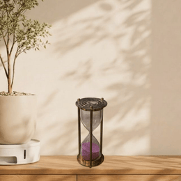 Premium handicrafted nautical brass sandtimer