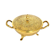 Gold Finish Brass Snack Bowl
Traditional Brass Serving Dish
Brass Snack Pot with Handle
Handcrafted Brass Dry Fruit Bowl
Brass Bowl for Nuts and Biscuits
Indian Brass Tableware Dish
Round Base Brass Fruit Bowl