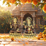 Lakshmi Ganesha Murti
Lakshmi Ganesha Idol For Home Temple
Lakshmi Ganesha Goddess For Decoration
Indian Traditional Lakshmi Ganesha Idol
Hand Made Lakshmi Ganesh Pair Sculpture