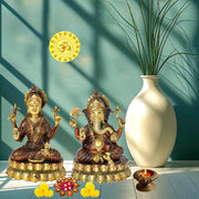 Lakshmi Ganesha Murti
Lakshmi Ganesha Goddess For Decoration
Lakshmi Ganesha Goddess 10 Inches
Indian Traditional Lakshmi Ganesha Idol
Hand Made Lakshmi Ganesh Pair Sculpture