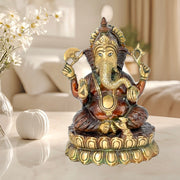 Lakshmi Ganesha Murti, Lakshmi Ganesha Idol For Home Temple,
Lakshmi Ganesha Goddess For Decoration, Indian Traditional Lakshmi Ganesha Idol, Hand Made Lakshmi Ganesh Pair Sculpture,