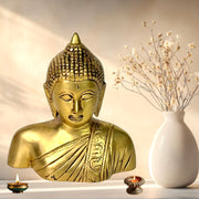 Gold Antique Finish Buddha
Solid Brass Buddha Sculpture
Made in India Buddha Head