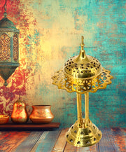 Luxury Oud Burner for Majlis
Luxury Incense Burner
Islamic Brass Incense Burner