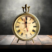 Handcrafted Nautical Table Timepiece /
Marine Brass Table Clock /
Brass Ship Table Watch for Office /
Decorative Brass Nautical Watch /
Table clock for living room / Antique wooden table clock / Decorative tabletop clock / Antique brass table clock / Vintage brass desk clock