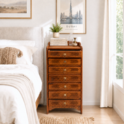 chest of drawers solid wood UAE, drawer cabinet hardwood Sharjah, tallboy cabinet natural wood Dubai, storage chest real wood, wooden drawer cabinet, bedroom chest hand made, accent cabinet crated, 