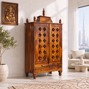 Pooja mandir for apartments UAE
Luxury wooden temple for home Dubai