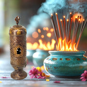 Handmade Buddhist Incense Stand
Antique Finish Brass Incense Burner
Pure Brass Mantra Burner Online UAE
Nepalese Cutwork Incense Stick Burner
Handcrafted Buddhist Burner UAE