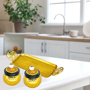 Vintage Metal Chocolate Bowl Set
Tableware Fry Fruit Bowl Set
Tableware Dry Fruit Set With Tray
Table Serving Metal Container
Snack Table Serving Set
Snack Container Bowl Set
Return Gifts Jar Set