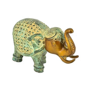Patina Brass Elephant
Hand Engraved Brass Decor
Brass Elephant Figurine
Solid Brass Elephant
Handmade brass elephant showpiece from India