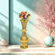 Wedding Ceremony Display Vase
Vintage Brass Flower Vase Embossed
Pital Golden
Home Decoration Brass Vase