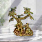 Radha Krishna brass statue UAE,antique Radha Krishna idol Dubai,Solid brass hand made Radha Krishna pair,Menakari hand made brass statue Radha Kishna idol,