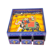 mango wood jewelry storage box
Indian wooden trinket box Sharjah
3 drawer decorative box UAE
