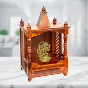 Traditional Wood Temple Decor