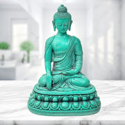 Resin Green Buddha Idol with Carving
Tibetan Resin Buddha Statue
Traditional Tibetan Buddha Murti
Seated Resin Buddha Figurine
Healing Buddha Idol Made in Nepal
Handmade Resin Buddha Sculpture