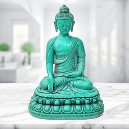 Resin Green Buddha Idol with Carving
Tibetan Resin Buddha Statue
Traditional Tibetan Buddha Murti
Seated Resin Buddha Figurine
Healing Buddha Idol Made in Nepal
Handmade Resin Buddha Sculpture
