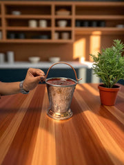 Pure copper balti
Copper curry bucket
Indian copper serveware
Copper gravy pot