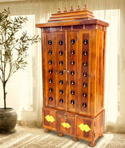 Solid Sheesham wood pooja temple UAE,
Indian prayer mandir for home Sharjah,
Sheesham wood pooja mandir wholesale Dubai,Wooden temple for home Jodhpur artisans,Solid wood pooja mandir with storage,