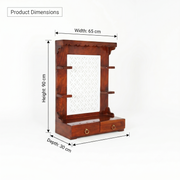 Sheesham wood pooja mandir,UAE,Wooden wall hanging temple Dubai,Handcrafted pooja mandir Sharjah,Rosewood wooden temple UAE,Wooden pooja mandir for home,Indian wooden temple UAE,