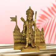 Pure brass Shri Ram statue
Lightweight brass Ram idol from UP
Super fine engraved Shri Ram figure
Hand engraved Ram Mandir murti
Traditional Hindu Ram idol for pooja