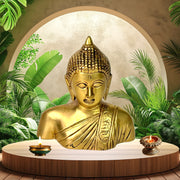 Antique Brass Buddha Head
Handmade Buddha Head Statue
Lightweight Buddha Decor
Gold Antique Finish Buddha