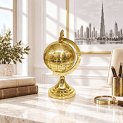 Brass English Table Globe, Handwritten English Brass Globe, Antique Look Brass Tabletop Globe, Handmade Brass World Globe English, Decorative English Brass Globe UAE,