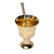 Spices Crusher Bowl
Souvenir Gift Shop In Dubai Uae
Saffron Crasher Pot
Pure Brass Mortar