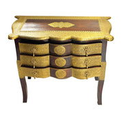 Indian heritage style furniture Dubai
Hand carved wooden table with brass
Wooden side table for majlis
Antique decor furniture UAE