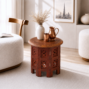 Wooden Round Table For Living Room,solid wood Nesting Table Round,
real rosewood round side table Stool UAE,
Wooden hand carved Coffee Table,sheesham wood table UAE,