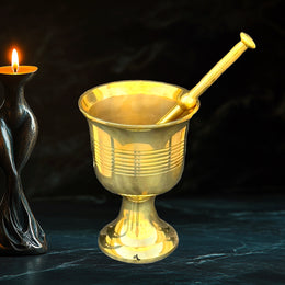 Brass Spice Crusher Pot Dubai
Handmade Brass Hawan Pot
Indian Hand Grinder UAE
Solid Wood & Brass Grinder Pot
Traditional Arabic Hand Grinder UAE