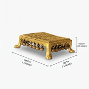 stylish design brass pooja stand Sharjah, temple pooja table for living roomUAE, brass chowki for idols for pooja room,