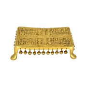 Indian Handcrafted Pooja Table
Brass Chowki for Spiritual Use
Mandir Chowki for Home Temple
Engraved Religious Brass Chowki