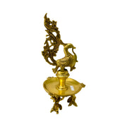 Brass Kerala Oil Lamp
Handcrafted Peacock Diya UAE
Brass Deepam for Home Temple
Gold Antique Finish Diya