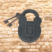 Antique cast iron padlock UAE
Vintage Indian padlock Dubai
Old iron lock with key Sharjah