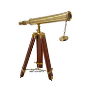 Adjustable Brass Telescope Stand
Golden Finish Nautical Telescope
Gold Antique Brass Telescope
Decorative Brass Telescope for Home
Wood and Brass Telescope India