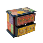 Wooden Small Almirah With Hand Painted