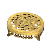 Pooja Table with Antique Finish Oman/
Handmade Brass Chowki Qatar/
Brass Chowki for Gifting in UAE/
Designer Brass Pooja Table Bahrain/