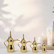 Traditional Arabic Dallah Raslan,Table Serving Coffee Dallah,Hotel Serving Coffee Dallah,Emirati Coffee Pot,

