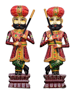 Wooden Royal Guard
Wooden Rajasthani Chowkidar
Wooden Durban For Home
Wooden Chowkidar