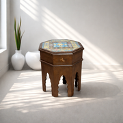 Wooden Table For Pooja Room,Wooden Table For Idol Display,Wooden Side Table With Tiles,Wooden Side Table For Decoration,Wooden Side Table