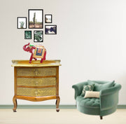 Mango Wood Side Table UAE
Brass Embossed Side Table Dubai