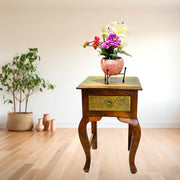 Sheesham Wood Furniture UAE
Handcrafted Wooden Table with Brass Work
Solid Wood Indian Furniture
Wooden Side Table with 4 Legs
Natural Wood Finish Side Table
Indian Antique Furniture Dubai