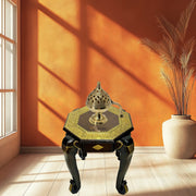 Wooden Table With Brass Fitted Work
Wooden Table With 4 Legs
Wooden Table Top Size 18X18 Inches