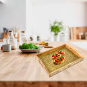 Wooden Vintage Tray Hand Made
Wooden Tray With Brass Fitted
Wooden Tray For Coffee & Snacks
Wooden Serving Tray With Brass Work
Wooden Serving Tray