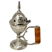 Antique Brass Incense Holder
Handcrafted Brass Bakhoor Burner
Brass Incense Burner with Lid
Decorative Bakhoor Pot
