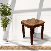 handcrafted brass work table, hand carved wood furniture, artisan brass inlay furniture, handcrafted luxury furniture, premium accent table, classic coffee table, decorative end table solid wood, 
