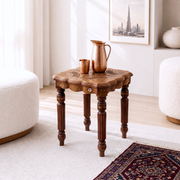 living room side table wood, sofa side table sheesham wood, handicrafted corner side table, vintage design occasional table Sharjah, display side table real wood, wooden accent table, rosewood side table, 
