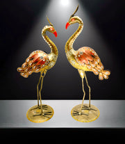 Brass Swan Pair Figurine Dubai/
Decorative Swan Couple Middle East/
Handcrafted Swan Pair Statue 
Elegant Swan Pair Decor 
Love Swan Pair Gift 
Gold Swan Pair Sculpture Middle East