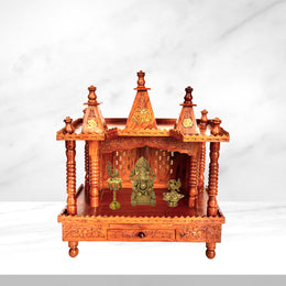 wholesale home temple UAE
natural wood pooja altar Dubai