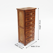 tall wooden chest modern hand made, indian rosewood chest, handmade wooden drawer cabinet,Bedroom Chest solid wood, Accent Cabinet hardwood, Multi Drawer Cabinet wood, Organizer Cabinet brass work,
